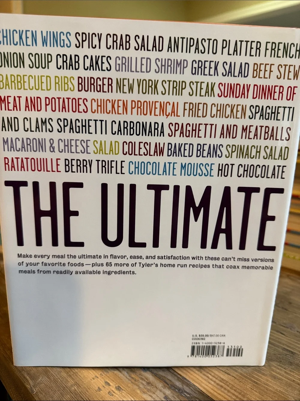 Food Network Tyler’s Ultimate Tyler Florence hard cover cookbook - Picture 2 of 5